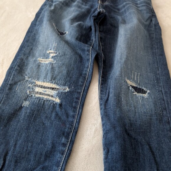 3/$30 Uniqlo straight ripped jeans - Picture 2 of 9